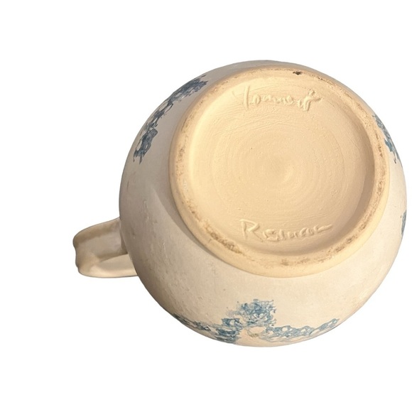 Vintage Elizabeth Roman Vermont Pottery Spongeware Pitcher - Picture 6 of 11